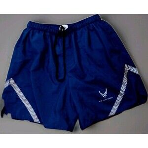 USAF Mens M PTU Reflective Running Shorts Navy Air Force Training Trunks Gym